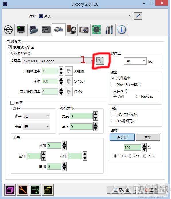 高帧率视频录像软件Dxtory