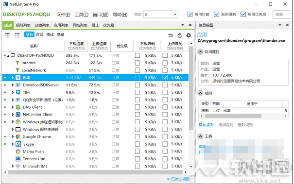 NetLimiter Pro(网速控制软件)