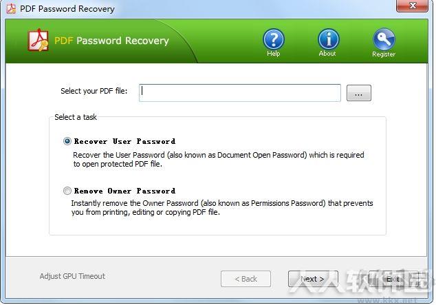 PDF密码破解工具PDF Password Recovery