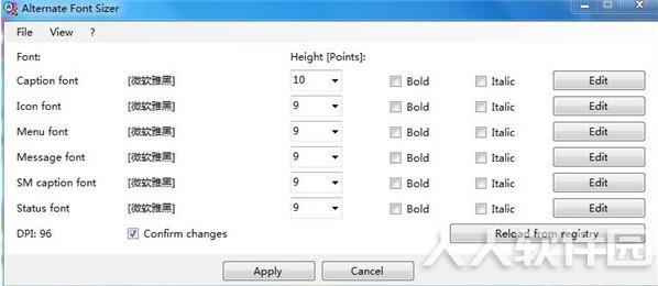 Alternate FontSizer