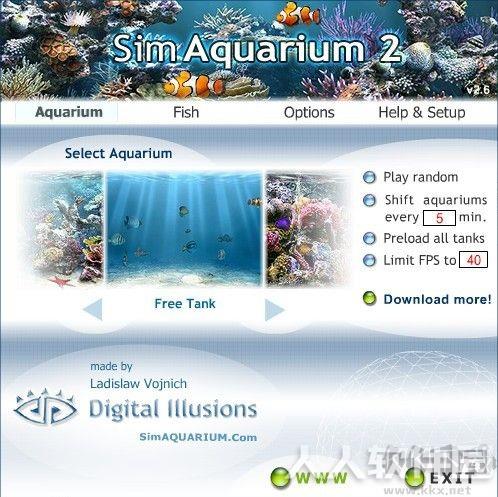Sim AQUARIUM 2(鱼缸桌面屏保)