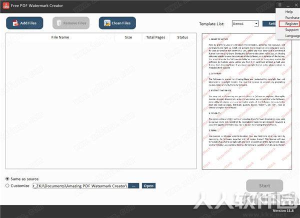 Free PDF Watermark Creator