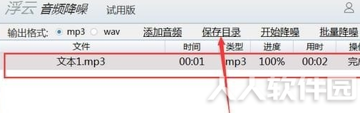 浮云音频降噪