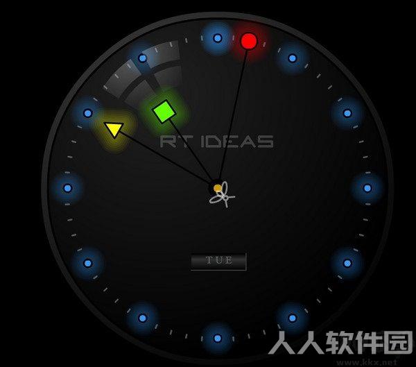 夜光时钟屏保