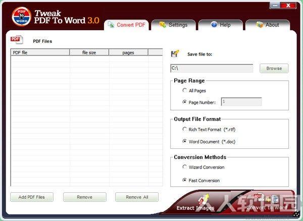 Tweak PDF To Word