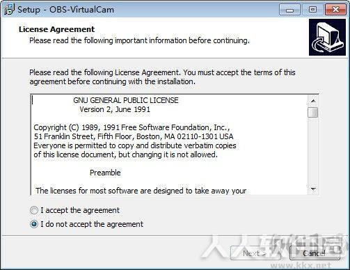 OBS VirtualCam虚拟摄像头