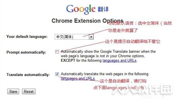 谷歌浏览器翻译插件截图