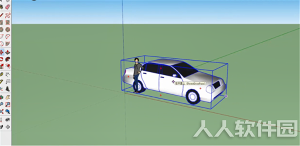 sketchup软件创建汽车模型教程4