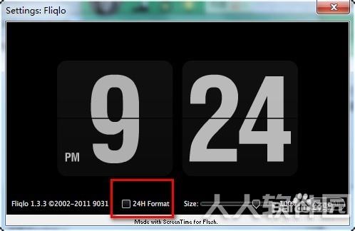 Fliqlo for Mac绿色版使用说明2