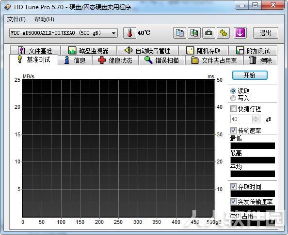 HD Tune硬盘检测工具