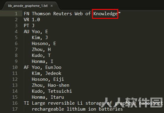 文献索引分析软件(HistCite)