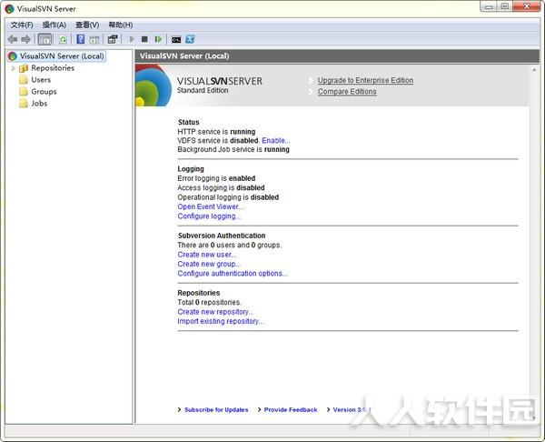 VisualSVN Server(集成SVN服务端工具)