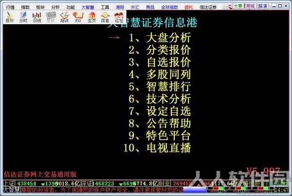信达证券大智慧网上交易