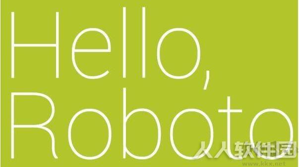 roboto字体打包