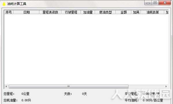 油耗计算器截图