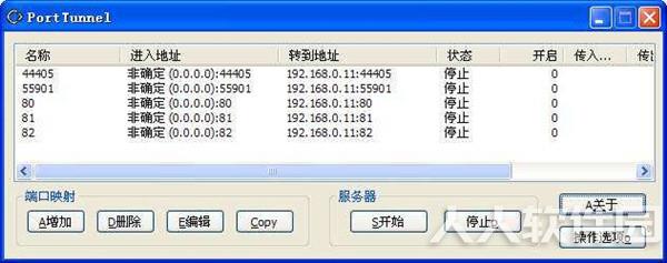 PortTunnel截图