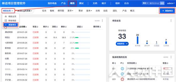 禅道最新版使用教程1