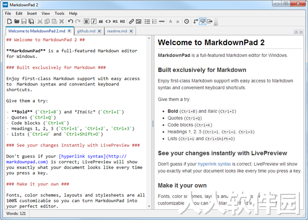 MarkdownPad2中破解文版