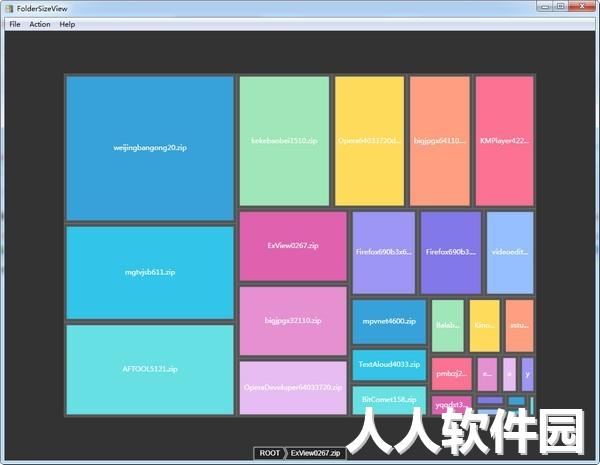 Folder Size View(文件夹可视化管理)