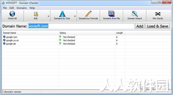 域名检测工具(Domain Checker)