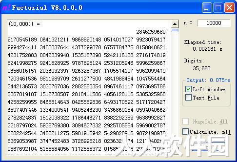 Factorial(阶乘计算器)