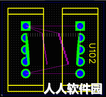 PCB版图设计工具(FreePCB)截图