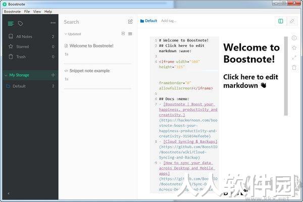 Boostnote(Markdown笔记软件)