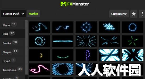 FXMonster(100种卡通特效AE插件)
