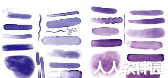[PS笔刷]Photoshop水彩笔刷