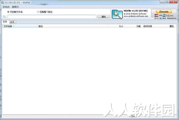 WizFile(电脑文件搜索工具)