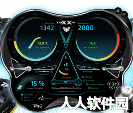 蓝宝石显卡超频软件(Sapphire TriXX)