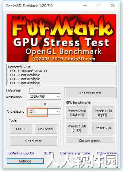甜甜圈烤机软件中文版(furmark)