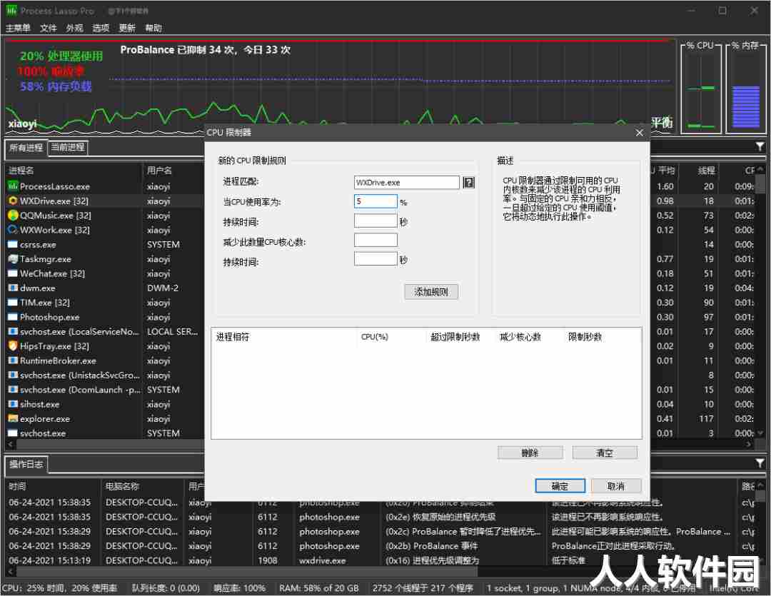 Process Lasso免费版x64-系统进程优化神器