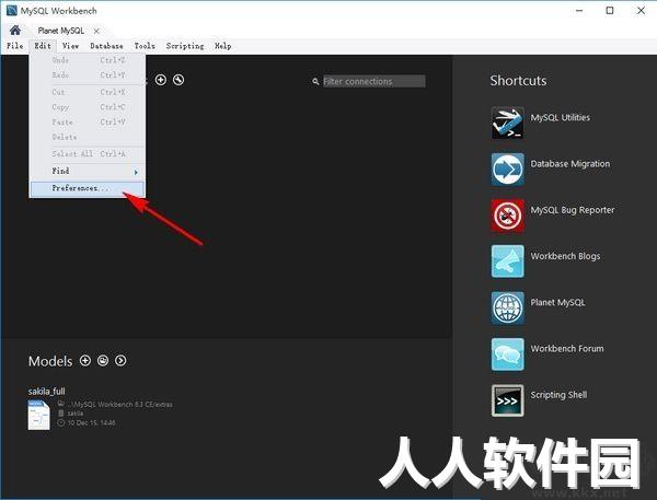 数据库设计工具(MySQL  Workbench)