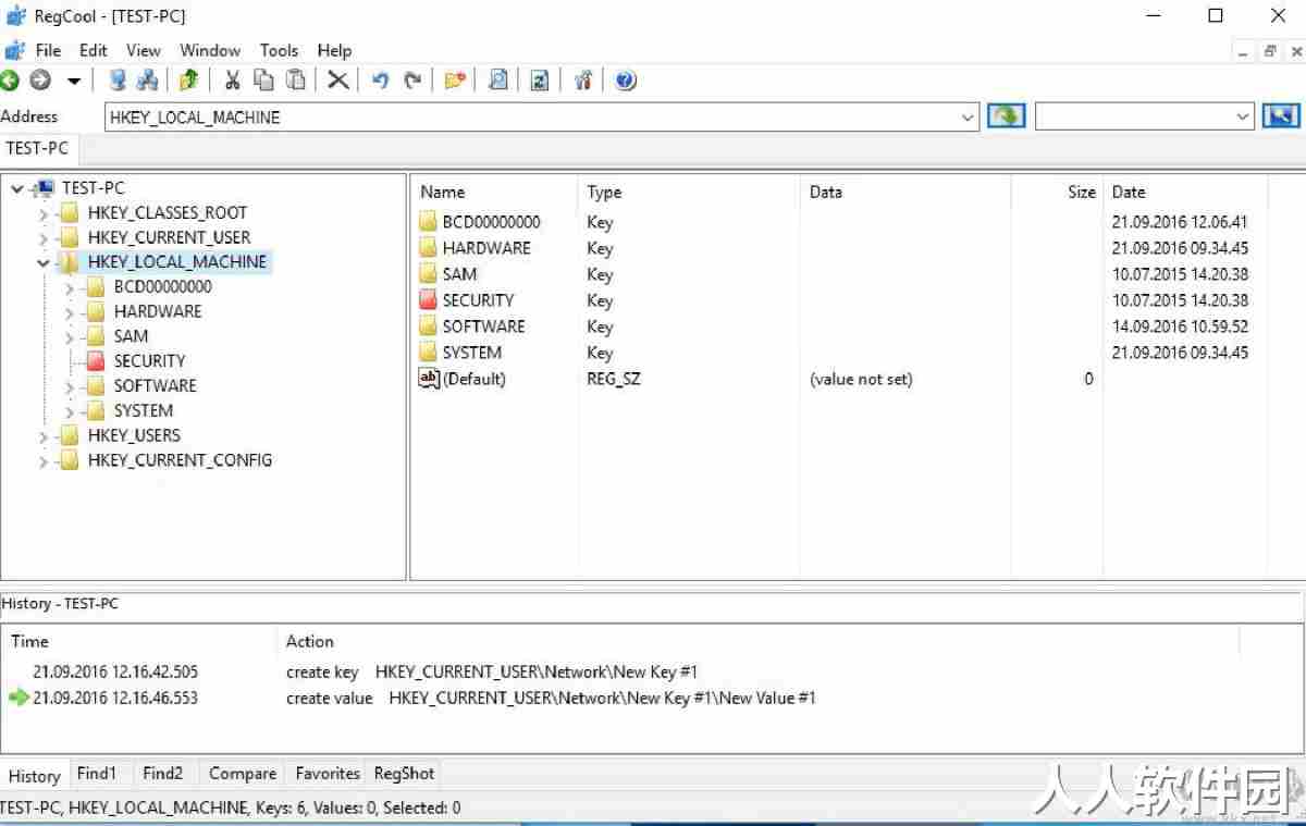 RegCool(高级注册表管理工具)中文绿色版