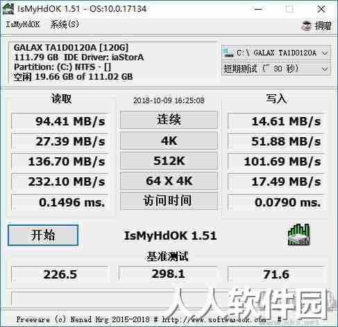 IsMyHdOK(硬盘测速)中文版