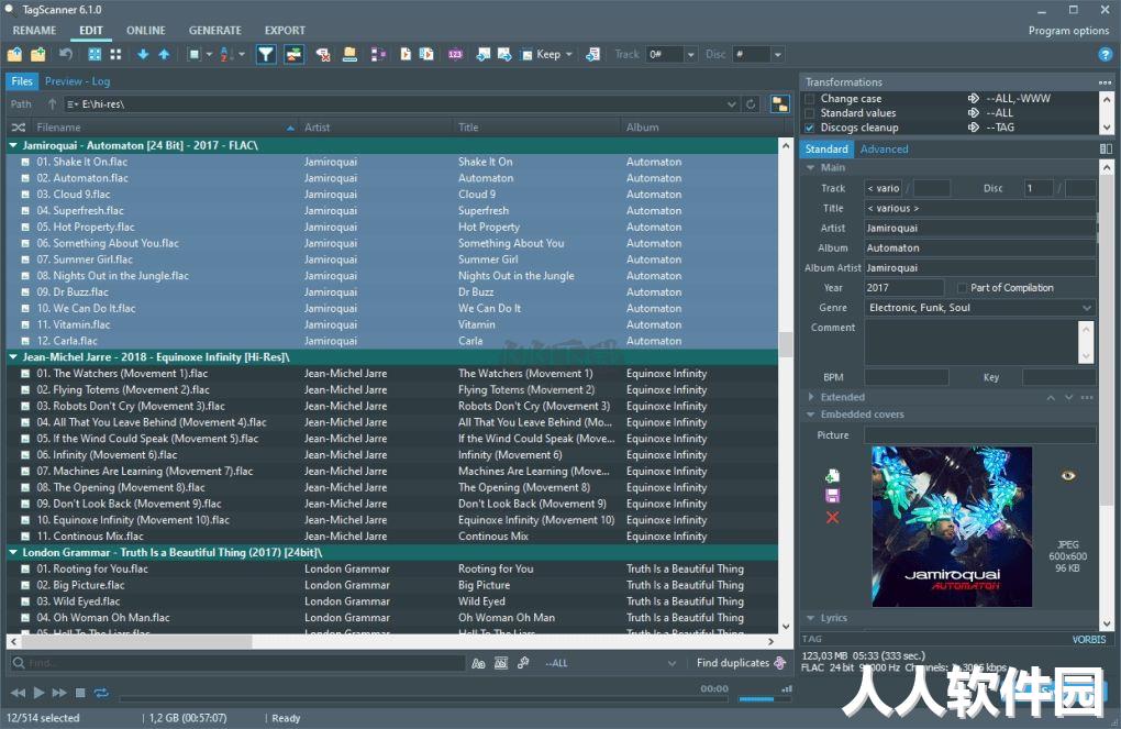 TagScanner(MP3标签编辑器)