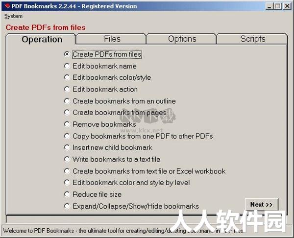 PDF Bookmarks(PDF书签编辑器)