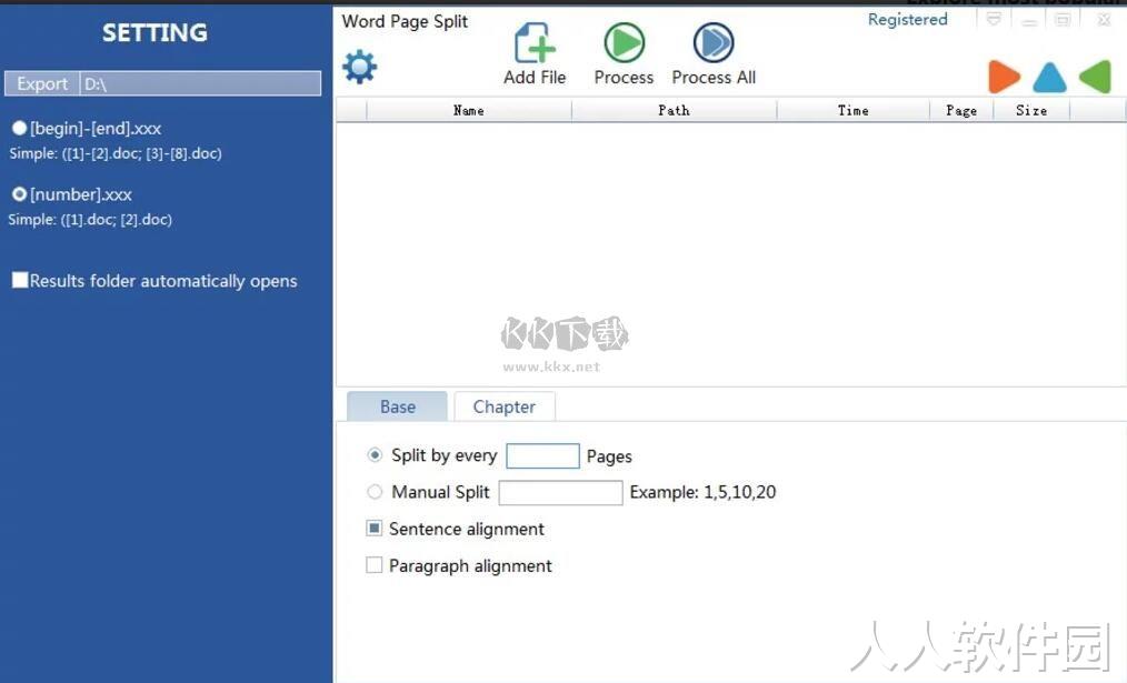 MS Word Pages Split免费版