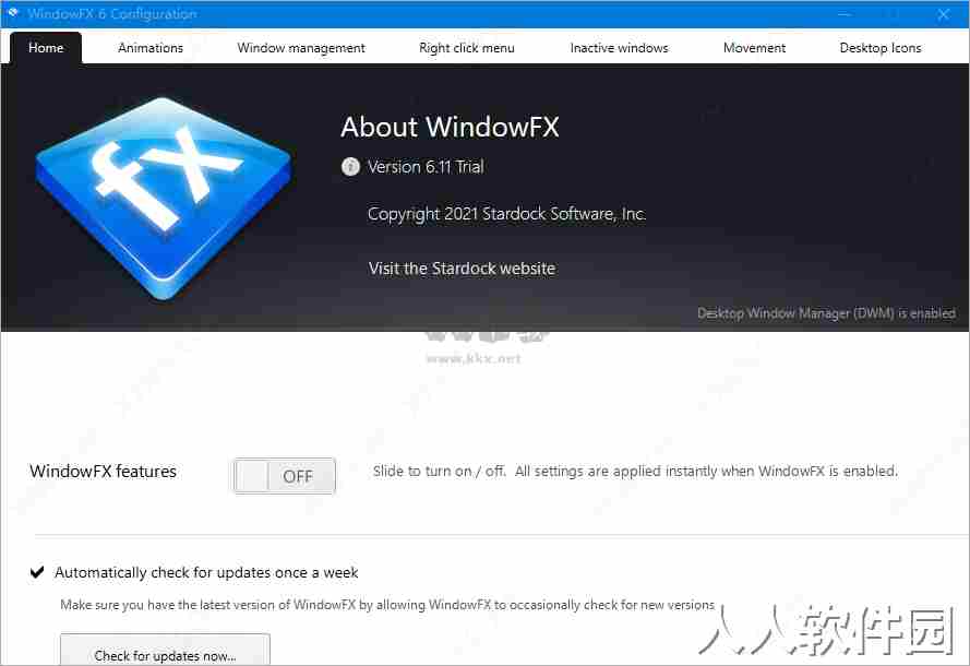 Stardock WindowFX PC客户端官方最新版