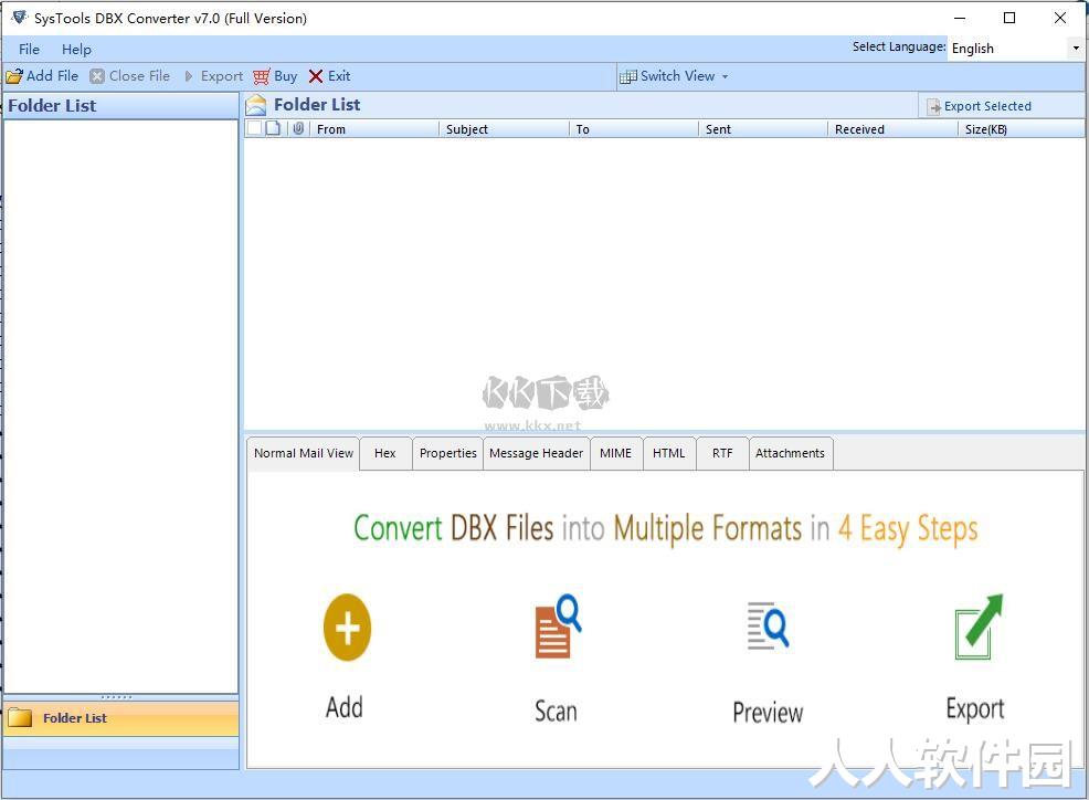 SysTools DBX to PST Converter(DBX转换PST工具)