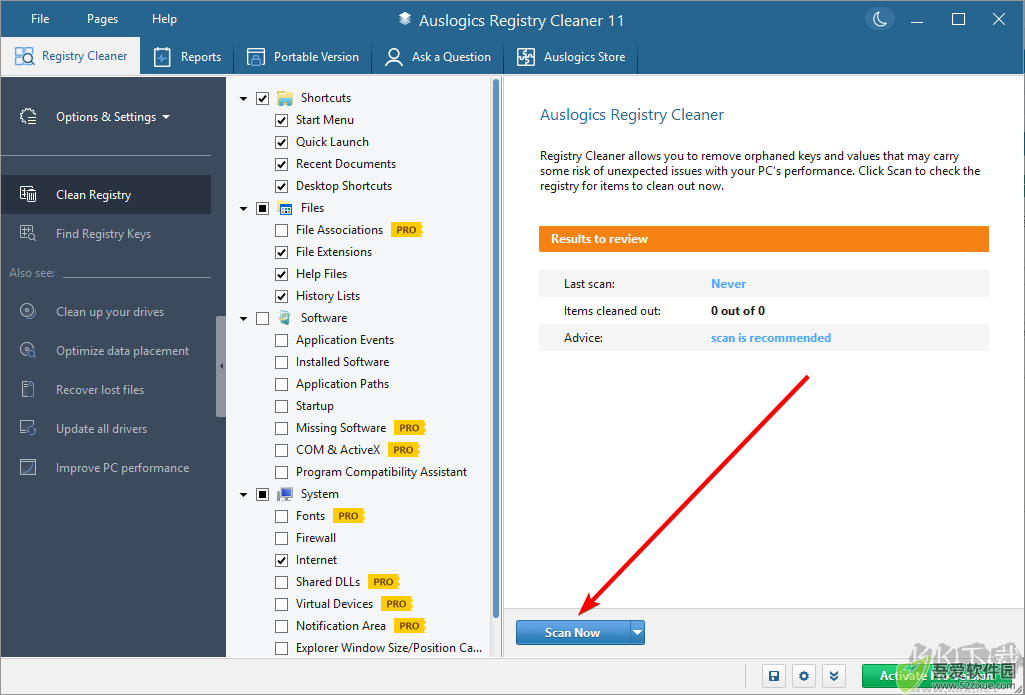 Auslogics Registry Cleaner(注册表清理)