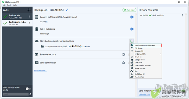 SQLBackupAndFTP