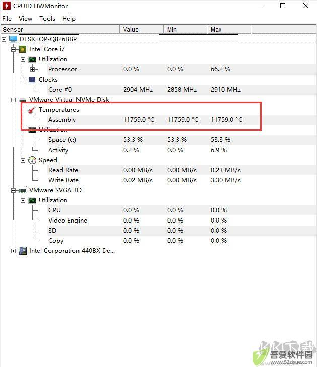 HWMonitor(cpu检测工具) v1.53官方版