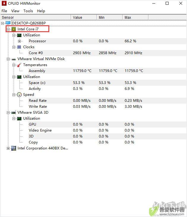 HWMonitor(cpu检测工具)