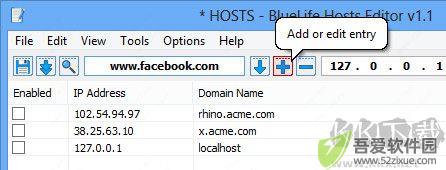 BlueLife Hosts Editor(host文件编辑工具)