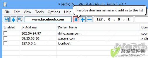 BlueLife Hosts Editor(host文件编辑工具)