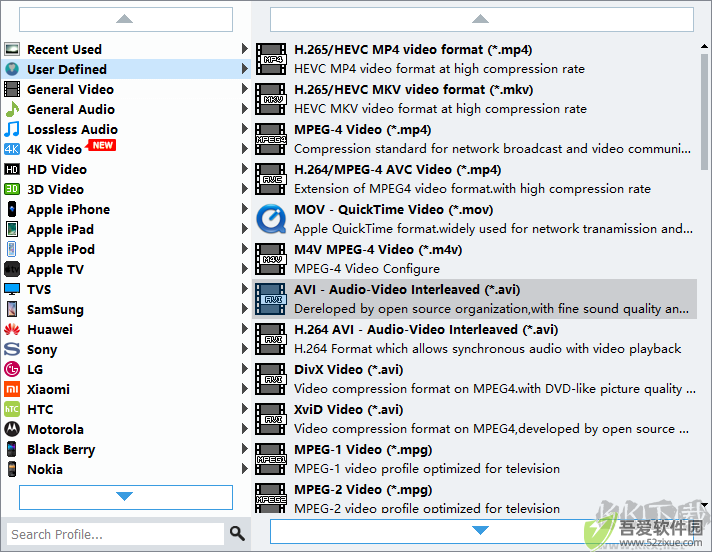 Anymp4 4k Converter(4K视频转换器)