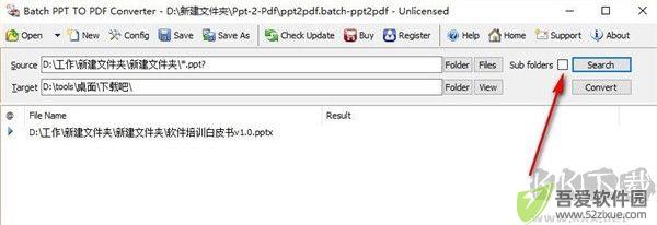 Batch PPT to PDF Converter(PPT转PDF批量转换器)